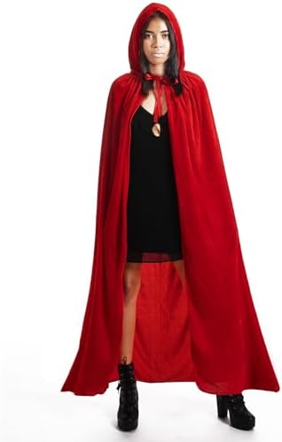  Halloween- und Carnaval-Capa mit Kapuze in Velours, ideal für Erwachsene - Capa von Capa con Capucha
| Capa mit Kapuze 