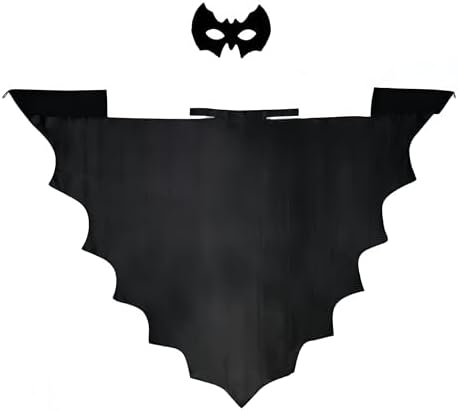 Vampir-Fledermausflügel Schwarz für Erwachsene Halloween Kostüm Global Recycled Standard