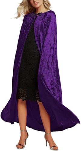 Black Halloween Umhang Kinder 120CM Schwarz Samt Cape Vampir Kostüm(S)  
Schwarzer Halloween Umhang für Kinder 120CM Kap