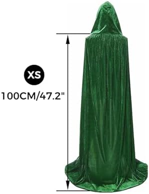 Black Halloween Umhang Kinder 120CM Schwarz Samt Cape Vampir Kostüm(S)  
Schwarzer Halloween Umhang für Kinder 120CM Kap