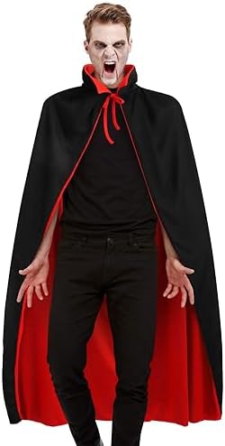  Vampir Umhang Schwarz-Rot Für Erwachsene Halloween Masquerade Cosplay Zubehör
| Doppelseiten Vampir Umhang Schwarzes Ro