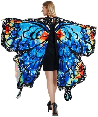  **Fae-Wings fuer Erwachsene, Feenflügel, Perfekt fuer deine Halloween-Kostümierung**
| **3-teiliges Schmetterlings-Kost