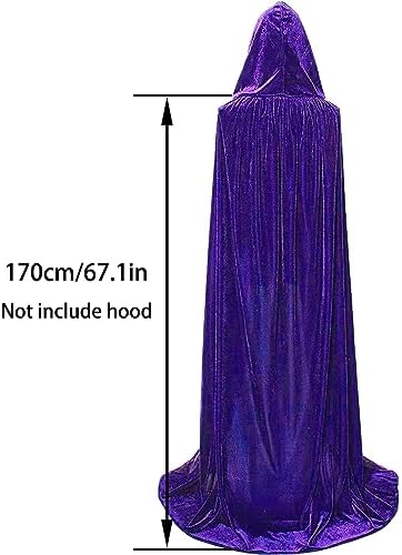 Black Halloween Umhang Kinder 120CM Schwarz Samt Cape Vampir Kostüm(S)  
Schwarzer Halloween Umhang für Kinder 120CM Kap