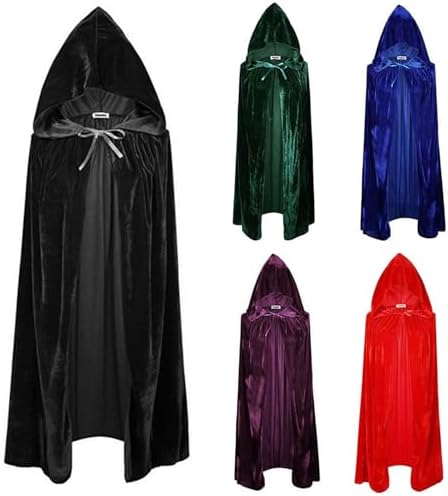 Langen Kapuzenumhang Halloween-Kostüme Hexenkostüm für Damen