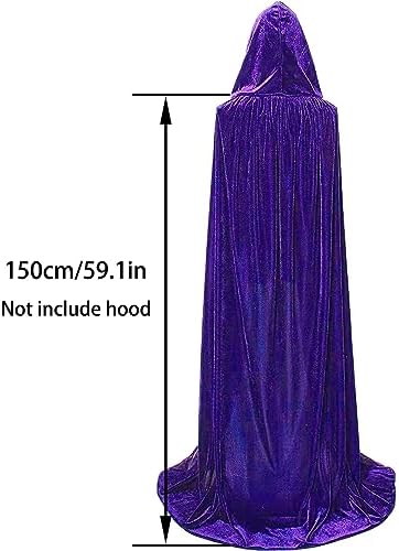 Black Halloween Umhang Kinder 120CM Schwarz Samt Cape Vampir Kostüm(S)  
Schwarzer Halloween Umhang für Kinder 120CM Kap