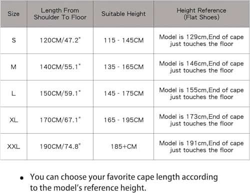 Black Halloween Umhang Kinder 120CM Schwarz Samt Cape Vampir Kostüm(S)  
Schwarzer Halloween Umhang für Kinder 120CM Kap