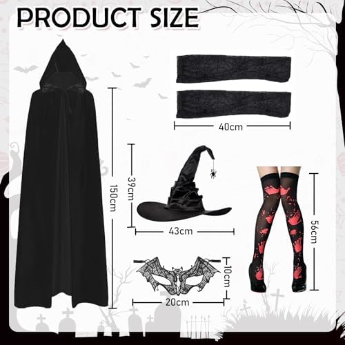 Halloween Umhang mit Kapuze Rot Erwachsene Teufel Kostüm (Rot)
Halloween Umhang mit Kapuze Rot Hexenkostüm für Erwachsen