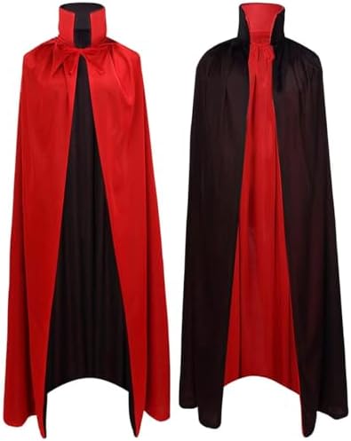  Vampir Umhang Schwarz-Rot Für Erwachsene Halloween Masquerade Cosplay Zubehör
| Doppelseiten Vampir Umhang Schwarzes Ro