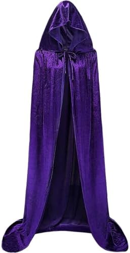 Black Halloween Umhang Kinder 120CM Schwarz Samt Cape Vampir Kostüm(S)  
Schwarzer Halloween Umhang für Kinder 120CM Kap