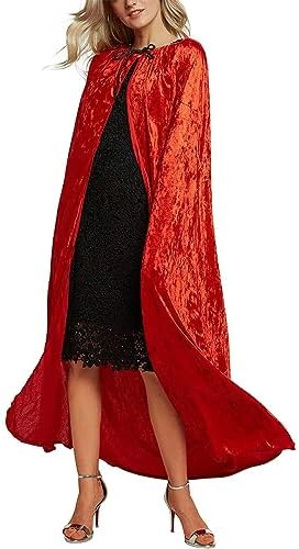 Black Halloween Umhang Kinder 120CM Schwarz Samt Cape Vampir Kostüm(S)  
Schwarzer Halloween Umhang für Kinder 120CM Kap