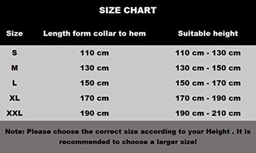 Labellevie Lange Umhang mit Kapuze Schwarz Halloween Kostüm Erwachsene Unisex Global Recycled Standard