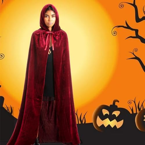 Capa Halloween und Carnaval für Erwachsene - Capa Tergul Teer mit Kapuze, für Vampire - Suche nach Capa Halloween-Carnav