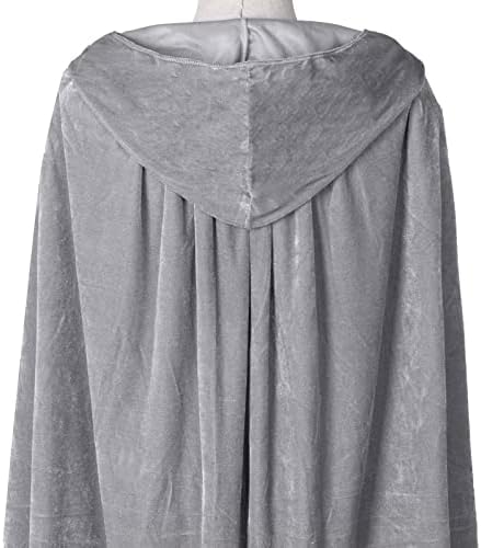 Samt Halloween Umhang mit Kapuze - Vampir Kostüm für Erwachsene - Qualitätsparticulier Halloween Kostüme