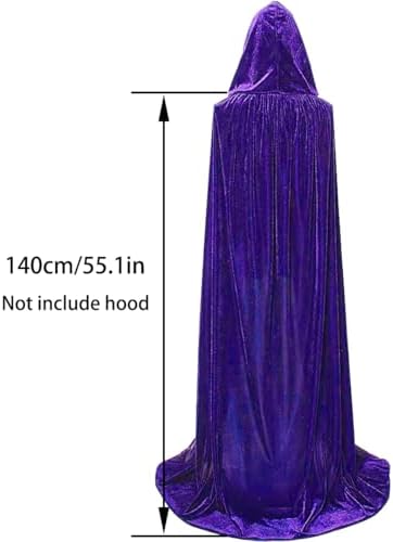 Black Halloween Umhang Kinder 120CM Schwarz Samt Cape Vampir Kostüm(S)  
Schwarzer Halloween Umhang für Kinder 120CM Kap