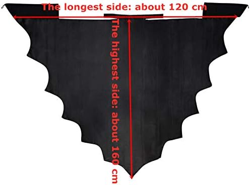 Vampir-Fledermausflügel Schwarz für Erwachsene Halloween Kostüm Global Recycled Standard