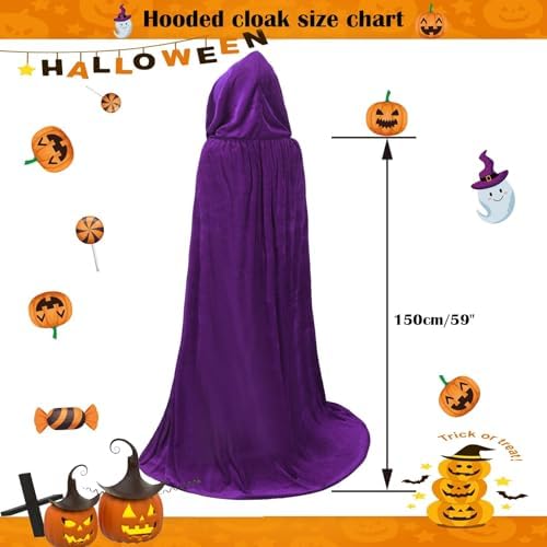 Halloween Umhang mit Kapuze Rot Erwachsene Teufel Kostüm (Rot)
Halloween Umhang mit Kapuze Rot Hexenkostüm für Erwachsen