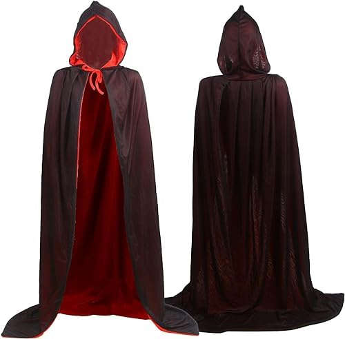 DERAYEE Vampir Kostüm, ideal für Kinder zum Halloween, moderne Design und Comfort_fit, Größe L