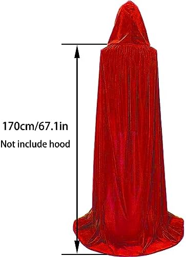 Black Halloween Umhang Kinder 120CM Schwarz Samt Cape Vampir Kostüm(S)  
Schwarzer Halloween Umhang für Kinder 120CM Kap