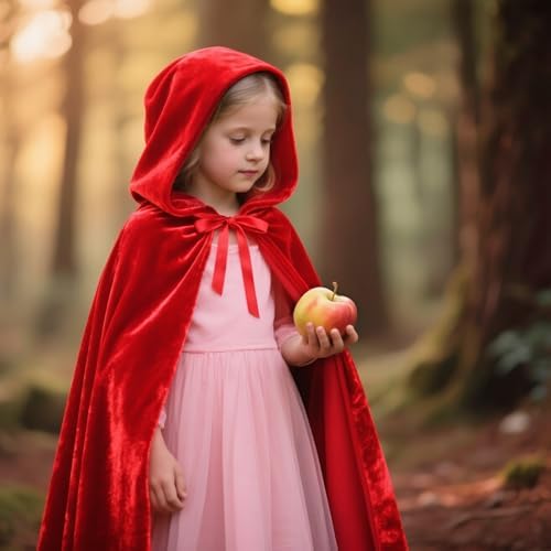 Black Halloween Umhang Kinder 120CM Schwarz Samt Cape Vampir Kostüm(S)  
Schwarzer Halloween Umhang für Kinder 120CM Kap