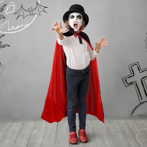 Vampir Kostüm Kinder Halloween 120cm Umhang Cosplay Party
