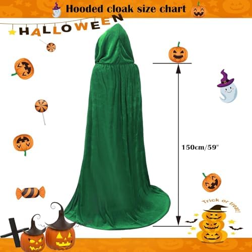 Halloween Umhang mit Kapuze Rot Erwachsene Teufel Kostüm (Rot)
Halloween Umhang mit Kapuze Rot Hexenkostüm für Erwachsen