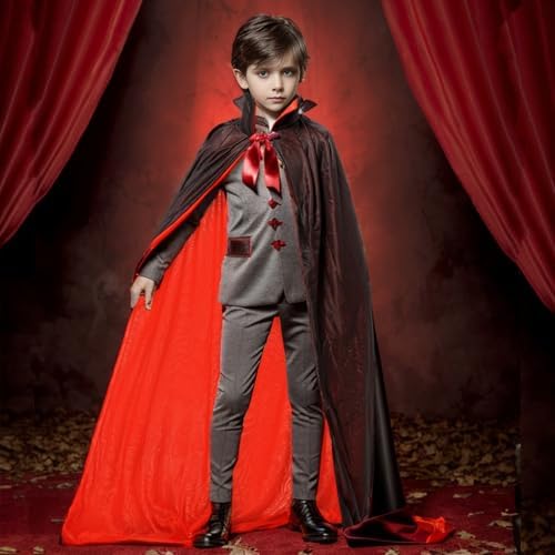  Vampir Umhang Stehkragen Kinder Halloween Kostüm
| Halloween Cape Vampi r Kostüm Kinder Temporäre Tattoos
| Halloween K