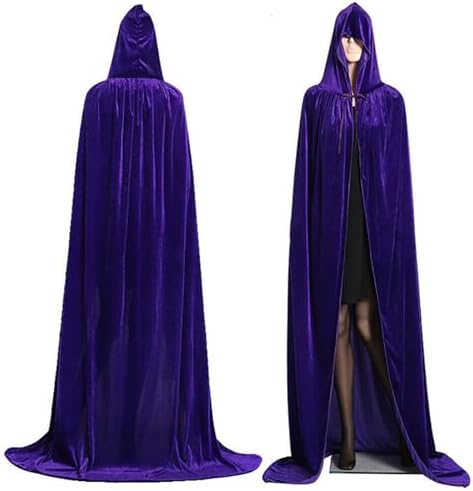 Langen Kapuzenumhang Halloween-Kostüme Hexenkostüm für Damen