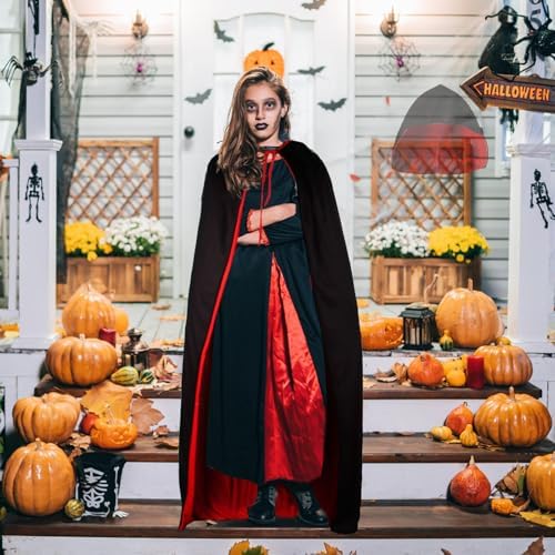 Halloween Vampir Kostüm für Kinder mit 3 Stück Zähne und Umhang
Halloween Vampir Umhang für Damen: Das perfekte Teufel K