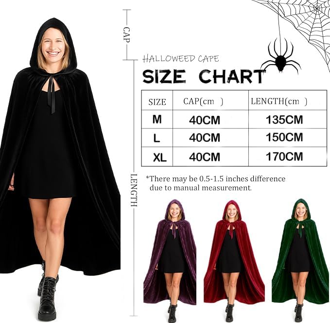 Capa Halloween und Carnaval für Erwachsene - Capa Tergul Teer mit Kapuze, für Vampire - Suche nach Capa Halloween-Carnav