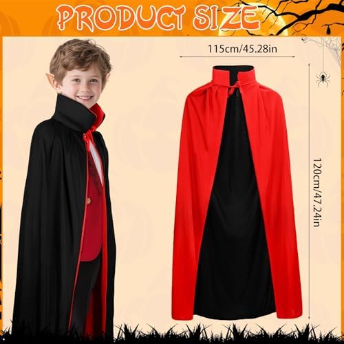 Vampir Kostüm Kinder Halloween 120cm Umhang Cosplay Party