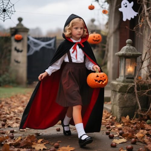 Halloween Vampir Kostüm für Kinder mit 3 Stück Zähne und Umhang
Halloween Vampir Umhang für Damen: Das perfekte Teufel K