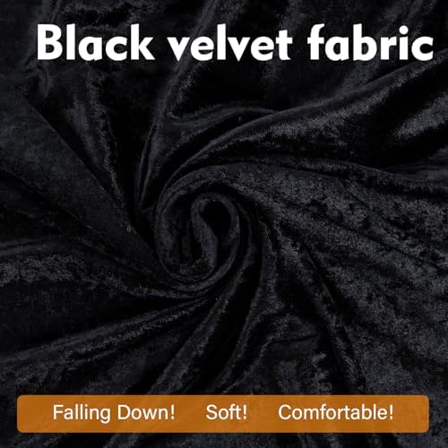  Vampir Kostüm Damen für Halloween Schwarz Samt Cape mit Kapuze Erwachsene Dracula Look
| Halloween Kostüm Erwachsene Sc