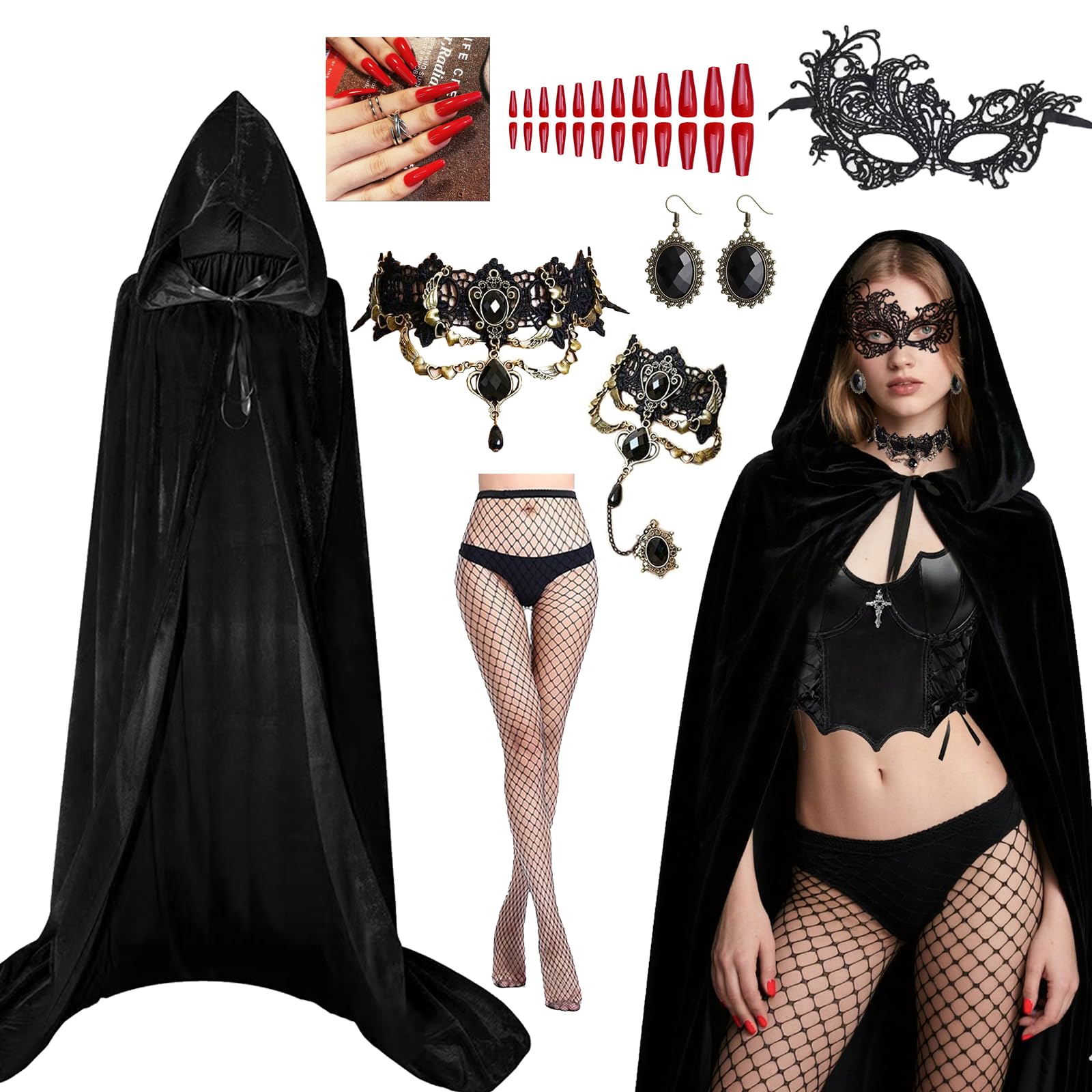 vampirumhang damen samt